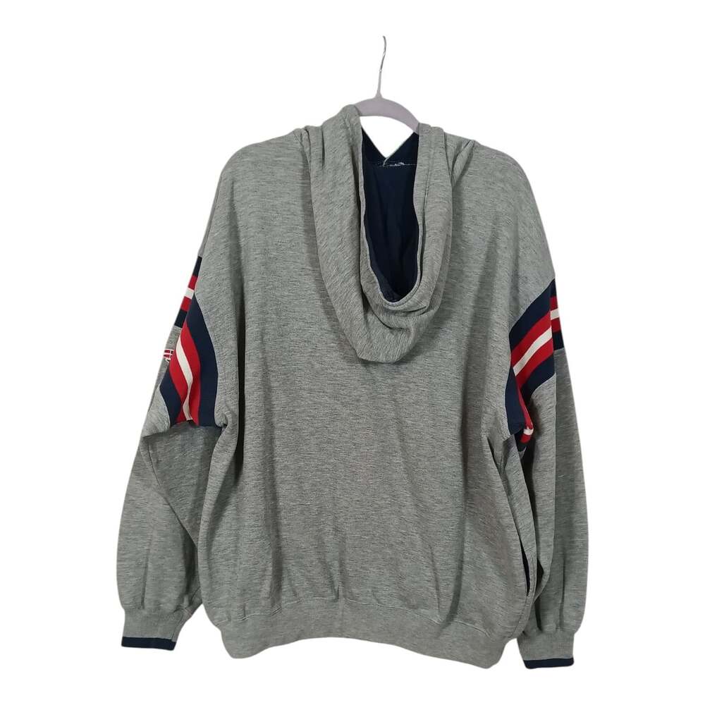 New England Patriots Hoodie Sweatshirt Gray Pullover XL With Pockets Football - Picture 2 of 10
